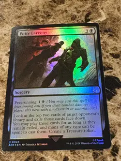 PETTY LARCENY Magic MTG Assassin's Creed Foil - Image 1