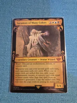 MTG LOTR Saruman of Many Colors #674 💥 FOIL 💥 SPECIAL EDITION SCROLL Magic - Image 1