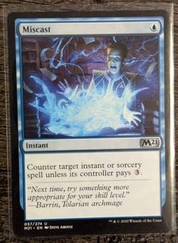 MTG: Miscast (Core Set 2021)(UNCOMMON - Image 1