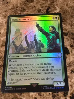 PALAZZO ARCHERS Magic MTG Assassin's Creed Foil - Image 1
