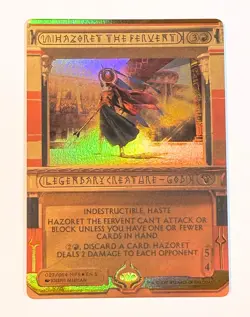 Hazoret the Fervent Masterpiece Series: Amonkhet Invocations Foil Mtg - Image 1