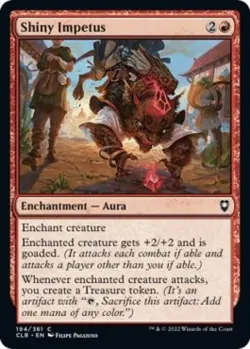Shiny Impetus - Near Mint MTG Commander Legends: Battle for Baldur's Gate - Image 1