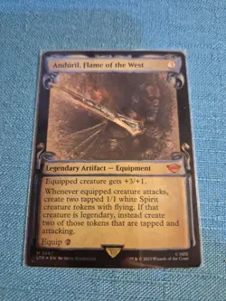 MTG LOTR Anduril Flame of the West #687 💥 FOIL 💥 SPECIAL EDITION SCROLL Magic - Image 1