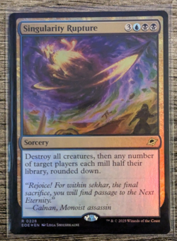 MTG: Singularity Rupture (Edge of Eternities)(FOIL RARE) - Image 1