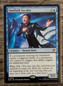 MTG: Starfield Vocalist (Edge of Eternities)(RARE) - Image 1