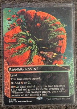 MTG: Raging Ravine (Edge of Eternities)(BORDERLESS RARE) - Image 1