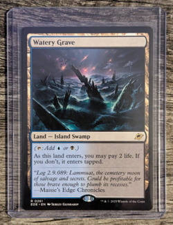 MTG: Watery Grave (Edge of Eternities)(RARE) - Image 1