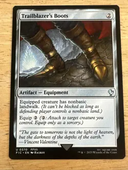MTG Final Fantasy Commander - Trailblazer's Boots - Image 1