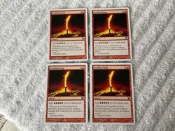 Magic the Gathering MTG Playset 4x Seething Song 9th Edition HP - Image 2