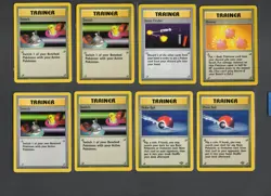 Vintage Pokemon Lot Base Fossil Neo Genesis Trainer Cards Excellent Conditiition - Image 3
