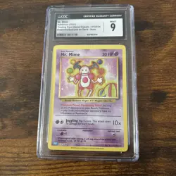 Pokemon Mr. Mime Holo #013/034 Trading Card Game Classic 2023 - CGC 9 Mint - Image 1