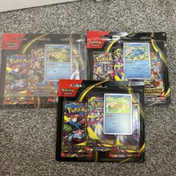 Pokemon TCG | Mega Evolution 3 Pack Blister Psyduck/Golduck New & Sealed - Image 1