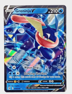 Greninja V 073/264- Fusion Strike 2021-Full Art Holo Ultra Rare 2021 TCG Pokemon - Image 3