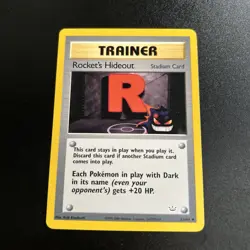 ROCKET’S HIDEOUT Trainer - Neo Revelation - 63/64 - UnCommon - Pokemon - NM - Image 1