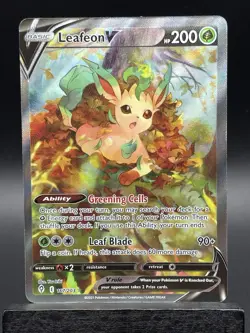 Leafeon V 167/203 Alt art Evolving Skies Pokemon TCG 2021 - Mint Condition NM - Image 1