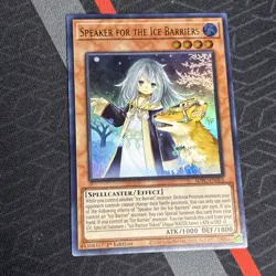 Yugioh - Speaker for the Ice Barriers (Ultra Rare) (1st Edition) - SDFC-EN003 - Image 2