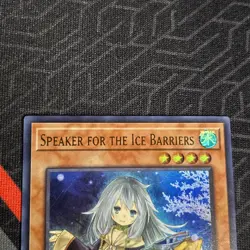 Yugioh - Speaker for the Ice Barriers (Ultra Rare) (1st Edition) - SDFC-EN003 - Image 3
