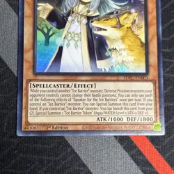 Yugioh - Speaker for the Ice Barriers (Ultra Rare) (1st Edition) - SDFC-EN003 - Image 4