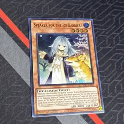 Yugioh - Speaker for the Ice Barriers (Ultra Rare) (1st Edition) - SDFC-EN003 - Image 5