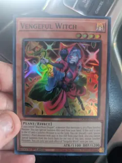 3X Vengeful Witch DOOD-EN004 SR Doom of Dimensions NM 1st Ed Yugioh - Image 1