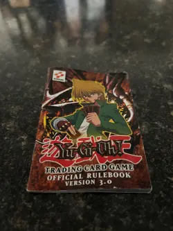 1996 Yugioh Trading Card Game Official Rulebook Only Version 3.0 - Image 1