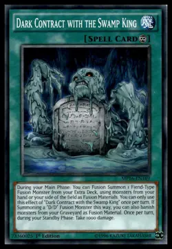 Dark Contract with the Swamp King MP16-EN169 1st Edition YuGiOh NM - Image 1