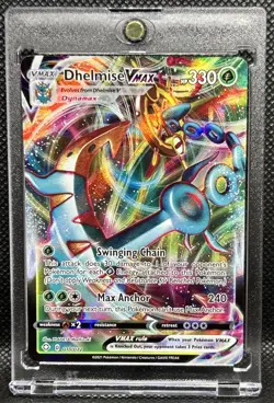 Dhelmise VMAX 010/072 Shining Fates Ultra Rare Holo Pokemon TCG Card NM - Image 1