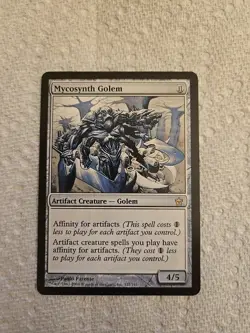Mycosynth Golem Fifth Dawn MTG Magic the Gathering Card NM - Image 1