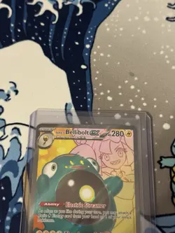 Iono's Bellibolt EX Holo-Pokemon TCG Card 172/159 SV Journey Together Ultra Rare - Image 2