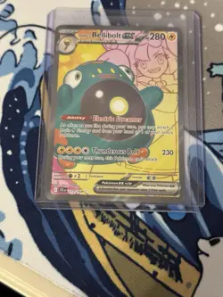 Iono's Bellibolt EX Holo-Pokemon TCG Card 172/159 SV Journey Together Ultra Rare - Image 3