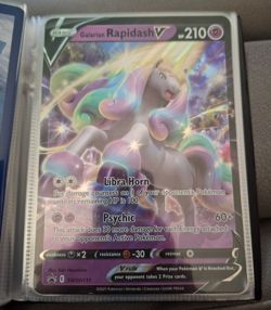 Pokemon Card JUMBO TCG Galarian Rapidash SWSH Black Star Promos SWSH111 Holo - Image 1