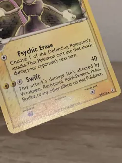 SHIPS SAME DAY Mewtwo 24/110 EX Holon Phantoms RARE Pokemon Card 2006 Played - Image 4