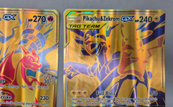 Pokemon Tag Team Reshiram Charizard SM247 & Pikachu Zekrom SM248 GX Jumbo Cards - Image 2