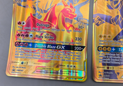 Pokemon Tag Team Reshiram Charizard SM247 & Pikachu Zekrom SM248 GX Jumbo Cards - Image 4