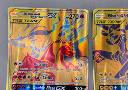 Pokemon Tag Team Reshiram Charizard SM247 & Pikachu Zekrom SM248 GX Jumbo Cards - Image 5