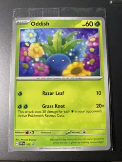 Pokemon - Oddish - SVP 102 - Sv: Scarlet & Violet Promo Cards - Sealed - Image 1