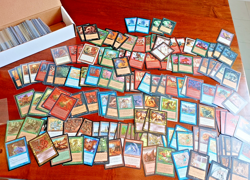 600 MAGIC THE GATHERING Mostly VINTAGE CARD LOT ~ MANY RARES ~ AUCTION!!!! - Image 1