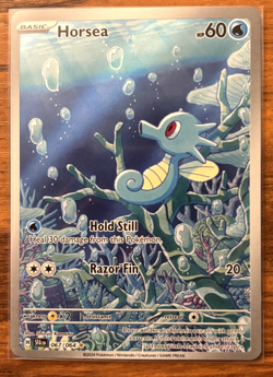 Horsea 067/064 Pokemon TCG Shrouded Fable Holo Rare Near Mint Card - Image 1