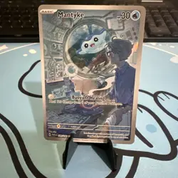 Pokemon TCG Mantyke Card 189/182 Sv04: Paradox Rift NM/Mint - Image 1