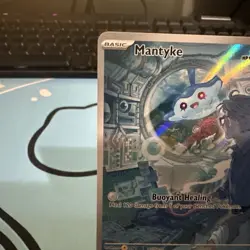 Pokemon TCG Mantyke Card 189/182 Sv04: Paradox Rift NM/Mint - Image 2