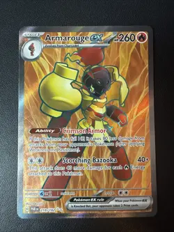 Armarouge ex 218/182 Paradox Rift Full Art Ultra Rare Holo Pokemon TCG Card NM - Image 1