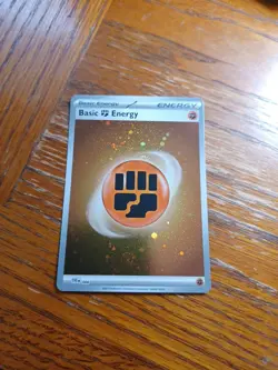 Pokemon TCG Fighting Energy Galaxy Cosmo Holo SVE 006 S&V 151 2023 NM Card - Image 1
