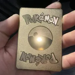 Charizard 120HP Metal gold POKEMON collectible custom / display / gift card - Image 4