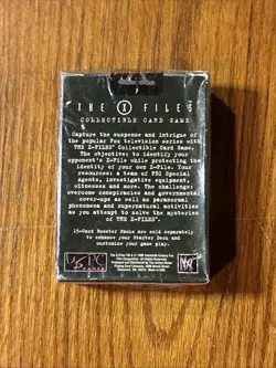 NEW The X-Files Card Game 60-Card Starter Deck Unopened & Complete - Image 3