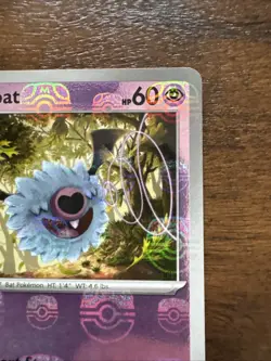Woobat #036/086 (Master Ball Foil) - S&V White Flare Holo - Pokemon TCG Card NM - Image 3