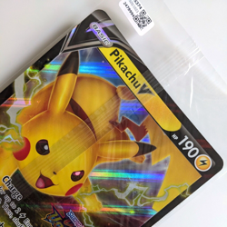 Pikachu V Jumbo Oversized Holo GAME U Promo Pokemon Card (043/185 Vivid Voltage) - Image 1