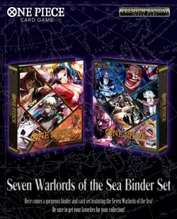 One Piece Card Game Seven Warlords Of The Sea Binder Set - English SEALED - Image 1
