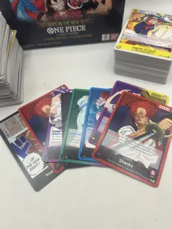 One Piece TCG OP09 Mixed Bundle. Common, Uncommon Cards Legends 300+ Cards - Image 2