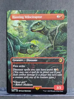Hunting Velociraptor (Borderless); Universes Beyond: Jurassic World... - Image 1