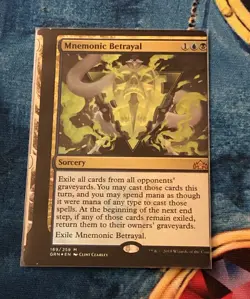 Mnemonic Betrayal Miscut Foil Guild Of Ravnica Mtg - Image 1
